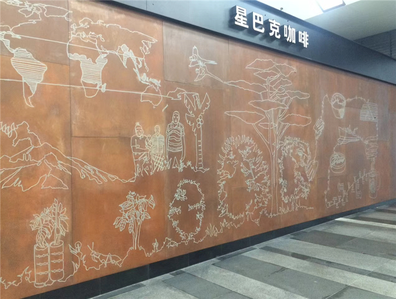 金塔耐候钢幕墙